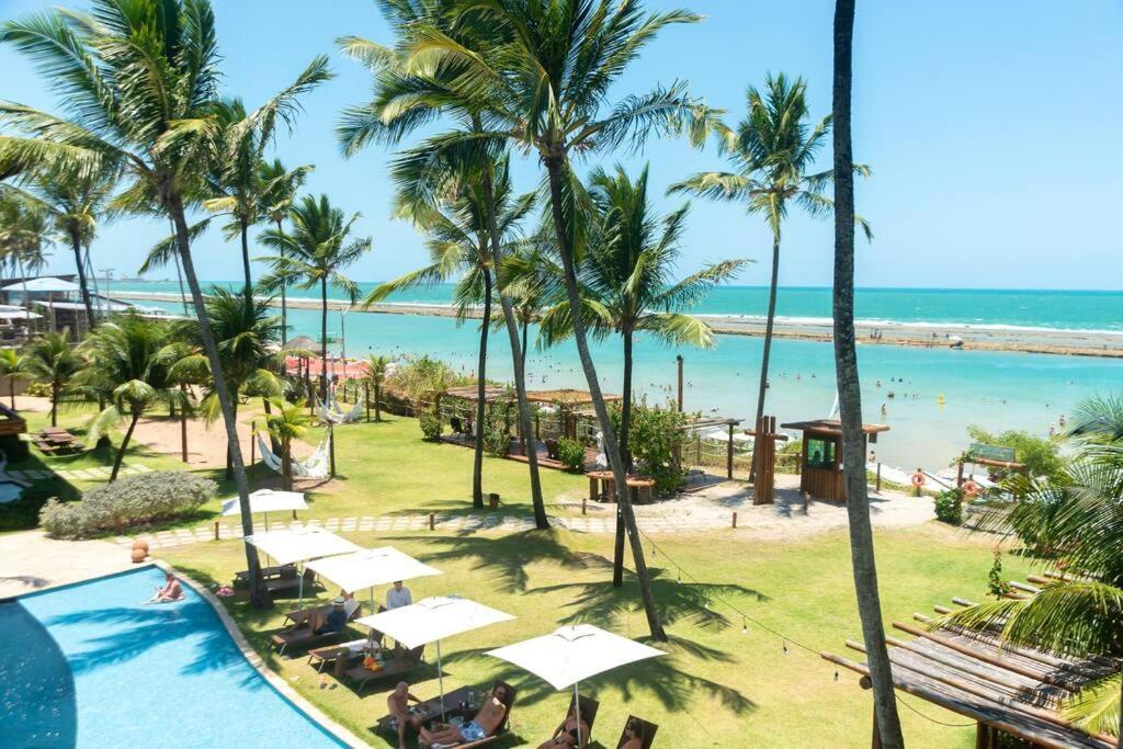 Flat Vista Mar No La Fleur Polinesia - Muro Alto - Porto De Galinhas Cupe Exterior foto